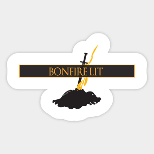 Bonfire Lit Sticker